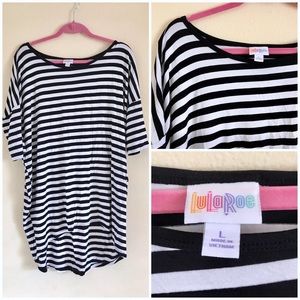 Lularoe striped Irma tunic - Large